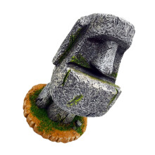 2Stk Dekorativer Moai Resin Stifthalter Für Und Zuhause