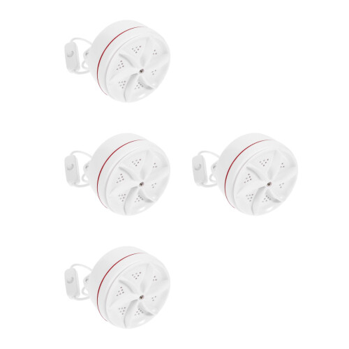 4St Mini Draagbare Wasmachine Wit Voor Snelle Kledingreiniging 1