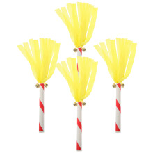 12Stk PVC Sticks Hellgelb Für Sport Und Feierlichkeiten