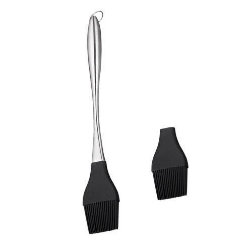 2Stk Silikon Bbq Mit Langlebigem Edelstahlgriff