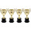 4St Creatieve Gouden PVC Kinderen Wedstrijd Prijs Decor 5