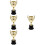 4St Creatieve Gouden PVC Kinderen Wedstrijd Prijs Decor 8