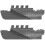 2Stk Kleine Schiff Lesezeichen ABS Material Und Robust 6