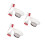 3Sets Haarfärbe- Pink Mit Stabilem Und Mischschale PP 8