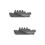 2Stk Kleine Schiff Lesezeichen ABS Material Und Robust 8