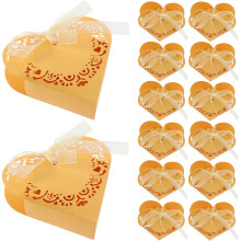 200Stk Goldene Papier Süßigkeitenboxen Mit - Für Party