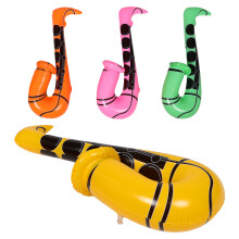 16Stk Inflatable Saxophone PVC Party Requisite Für Kinder Spiel