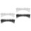4Pcs Clear Plastic Guide Comb Storage Case Barber Supplies Organizer 6