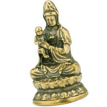 4Stk Messing Avalokitesvara Statue Für Zuhause