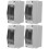 4St Wit 2- Verdeeldoos ABS St IP65 Weerbestendige Elektrische Box 7