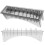 4Pcs Clear Plastic Guide Comb Storage Case Barber Supplies Organizer 3