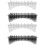4Pcs Clear Plastic Guide Comb Storage Case Barber Supplies Organizer 7