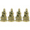 4Stk Messing Avalokitesvara Statue Für Zuhause 4