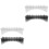 4Pcs Clear Plastic Guide Comb Storage Case Barber Supplies Organizer 5