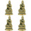 4Stk Messing Avalokitesvara Statue Für Zuhause 5