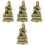4Stk Messing Avalokitesvara Statue Für Zuhause 3