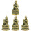 4Stk Messing Avalokitesvara Statue Für Zuhause 2