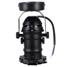 2Stk Indoor LED Decken Spot Lampe Retro Eisen Schwarz