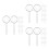 72Stk Kunststoff Lollipop Candy Container Mit Stabilem Design 9