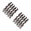 10Pièces Extensions Ondulées Synthétiques Clip-in Confortables 6