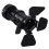 2Stk Indoor LED Decken Spot Lampe Retro Eisen Schwarz 2