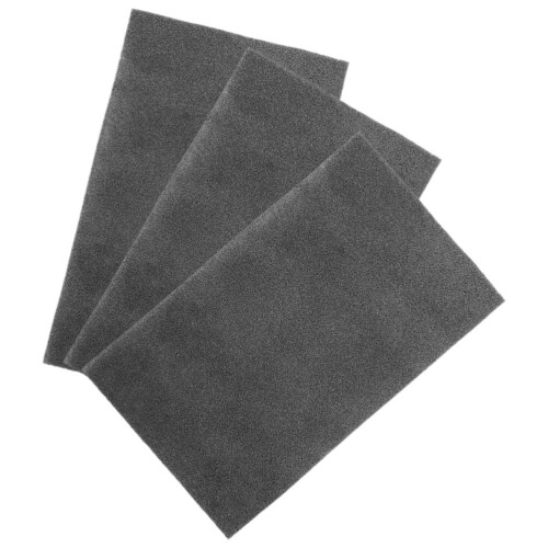 6Stk Reptil Aus Polyester Grau, Verschleißfest, Terrarienmatte 2