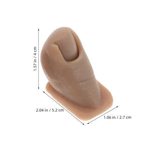 3Pares Maniquí De Dedos En Silicona Para Práctica De 1