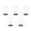 5Pcs PVC Inflatable Hat Storage Rack Portable Transparent Hat Holder 8