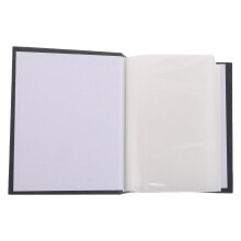 4Pièces Album Photos Pliable Noir Protection Durable Pour Bébé