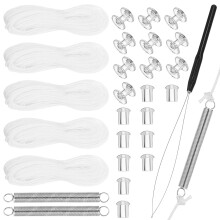4Jgo Kit Reparación Persianas Plegables Plástico Para Rv Hogar