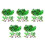 155Ud Miniatura Plástico Verde Para Decoración Tropical 10