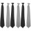 6Ud Corbatas Cómodas Para , Clip-on En Colores Surtidos 6
