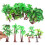 155Ud Miniatura Plástico Verde Para Decoración Tropical 3