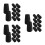 30Pcs Universal Black Rubber Tips for Walking Sticks Non-Slip Durable 2