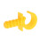 3Pcs Lightweight Window Pull Hook Rod Hook for Sliding Windows Yellow 3