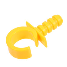 3Pcs Lightweight Window Pull Hook Rod Hook for Sliding Windows Yellow