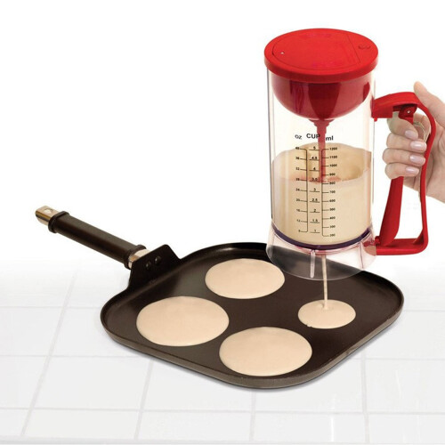 2Pièces Séparateur De Graisse Rouge Distributeur Pour Pâte À Gâteaux