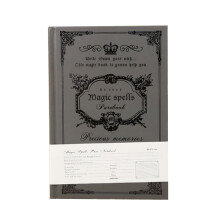 Carnet d'écriture premium A5, reliure cousue, papier épais résistant aux bavures, couverture rigide style livre vintage.