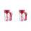 2Pièces Séparateur De Graisse Rouge Distributeur Pour Pâte À Gâteaux 6