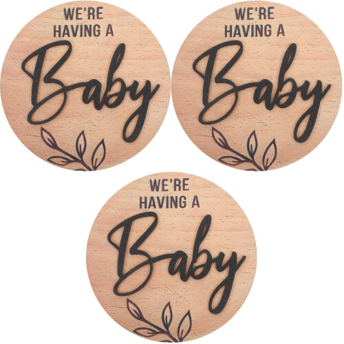 3Pièces Bébé Bois Pour Nursery 2