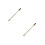 2Stk Goldenes Klarinetten Set ABS Material Für Anfänger 8