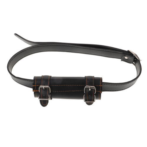 2Pcs Soft PU Sword Belt Holder Black for Renaissance Cosplay 1