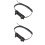 2Pcs Soft PU Sword Belt Holder Black for Renaissance Cosplay 6