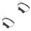 2Pcs Soft PU Sword Belt Holder Black for Renaissance Cosplay 4