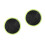 2Pcs Yellow Carbon Fiber Drum Pads with ABS Material Beginner Practice 9
