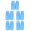 60Pcs Stackable Plastic Cups Sky-Blue for Cup Games and Party Fun 3