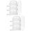 40Pcs Reusable Plastic Hat Holder Baseball Cap Insert for Home Use 9