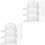 40Pcs Reusable Plastic Hat Holder Baseball Cap Insert for Home Use 5