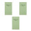 3Pz Notebook Planner Settimanale Ufficio Carta Resistente 9