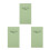 3Pz Notebook Planner Settimanale Ufficio Carta Resistente 8